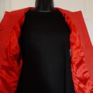 Tahari Sorbet Orange Ruched Jacket